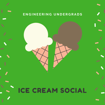 Green Peach Illustration National Ice Cream Day Instagram Post